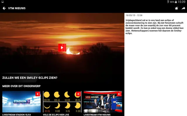 VTM NIEUWS android App screenshot 5