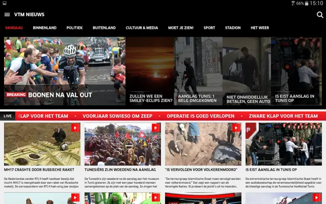 VTM NIEUWS android App screenshot 6