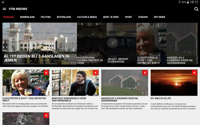 VTM NIEUWS android App screenshot 7