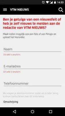 VTM NIEUWS android App screenshot 8